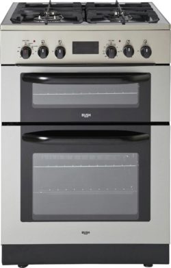 Bush - BUDFD60SS - Dual Fuel Cooker- Stainless Steel